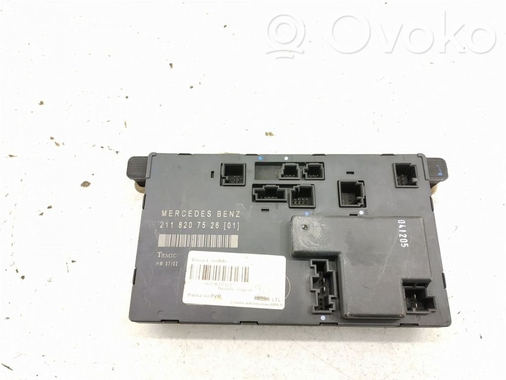 Unité de commande module de porte   A2118207526,2118207526,2118207526,A2118207526