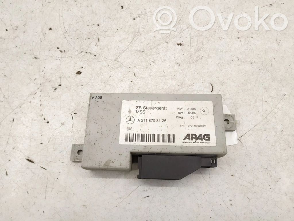 Mercedes-Benz E W211 Alarm control unit/module 