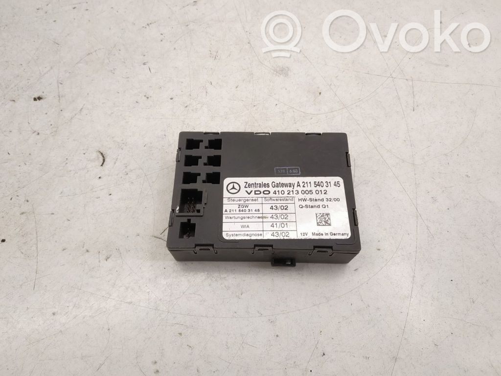 Mercedes-Benz E W211 Gateway control module 