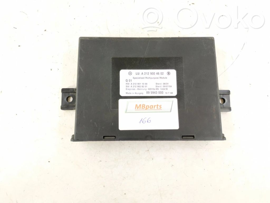 Mercedes-Benz E W212 Other control units/modules 