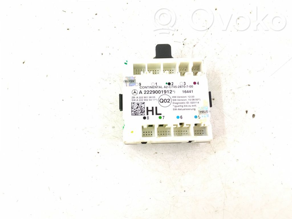 Mercedes-Benz GLC X253 C253 Door control unit/module 