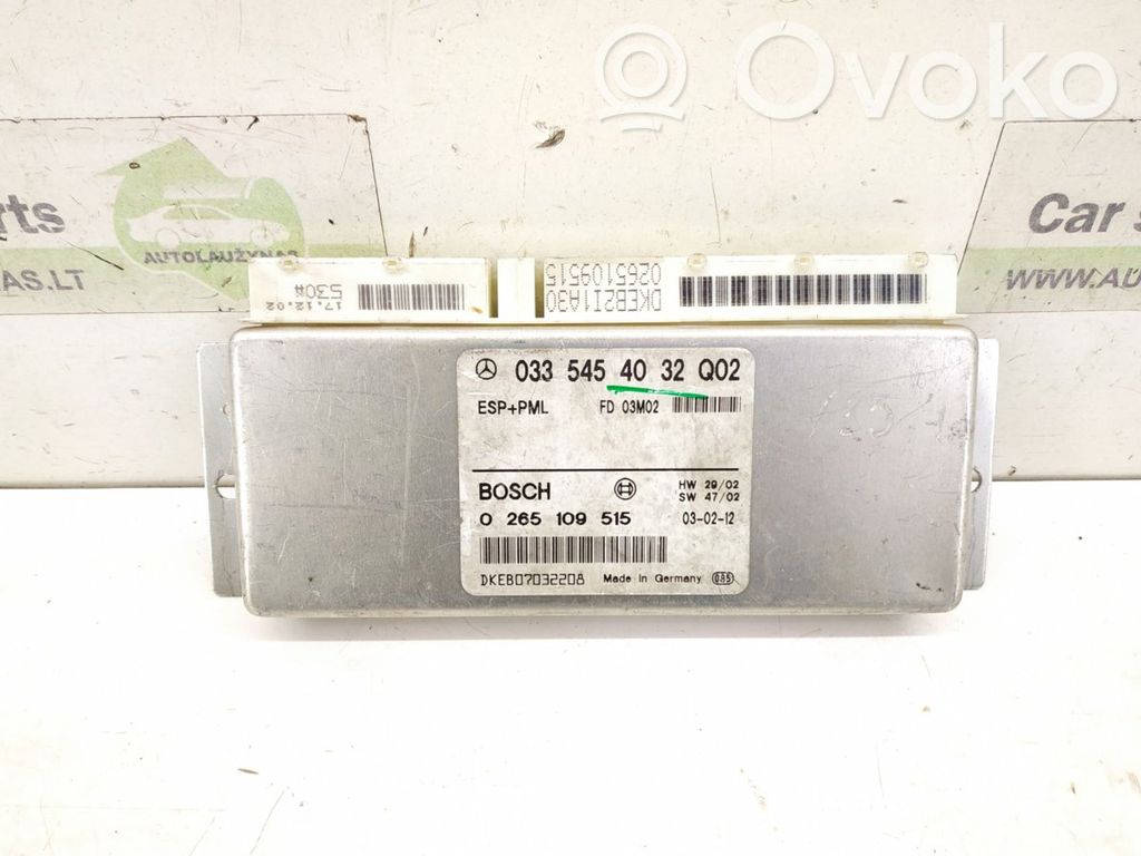 Mercedes-Benz E W211 ESP (stability system) control unit 