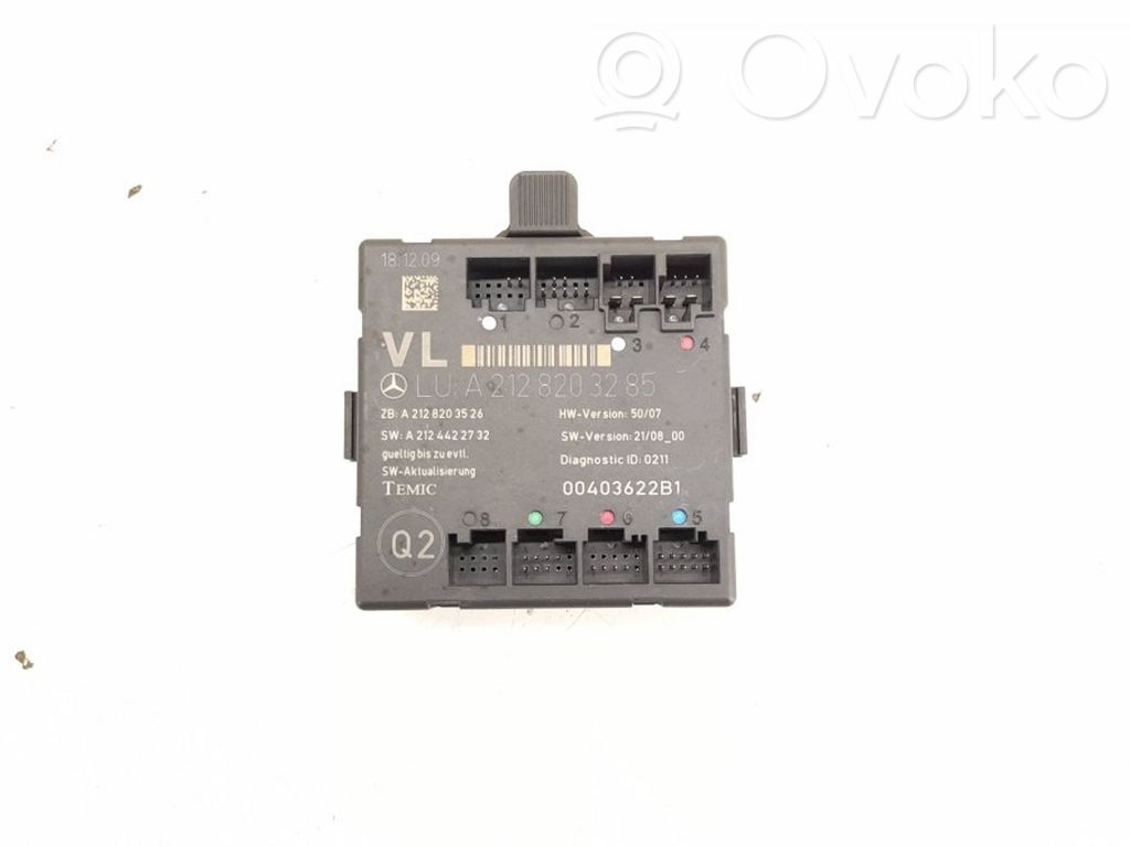 Mercedes-Benz E W212 Door control unit/module 