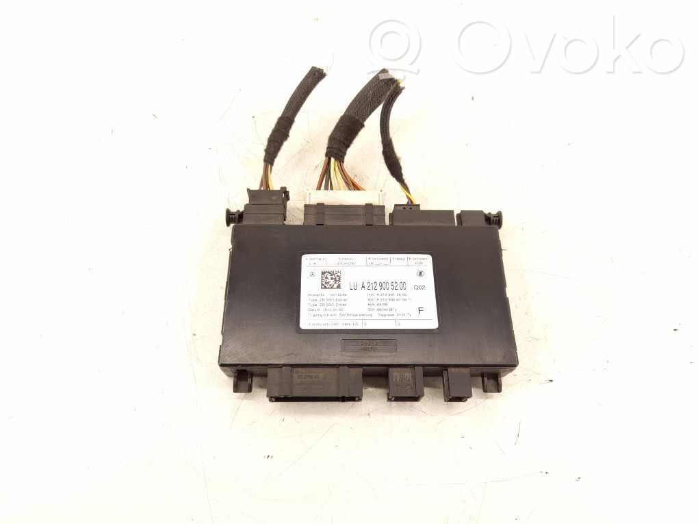 Mercedes-Benz E C207 W207 Module de commande de siège 