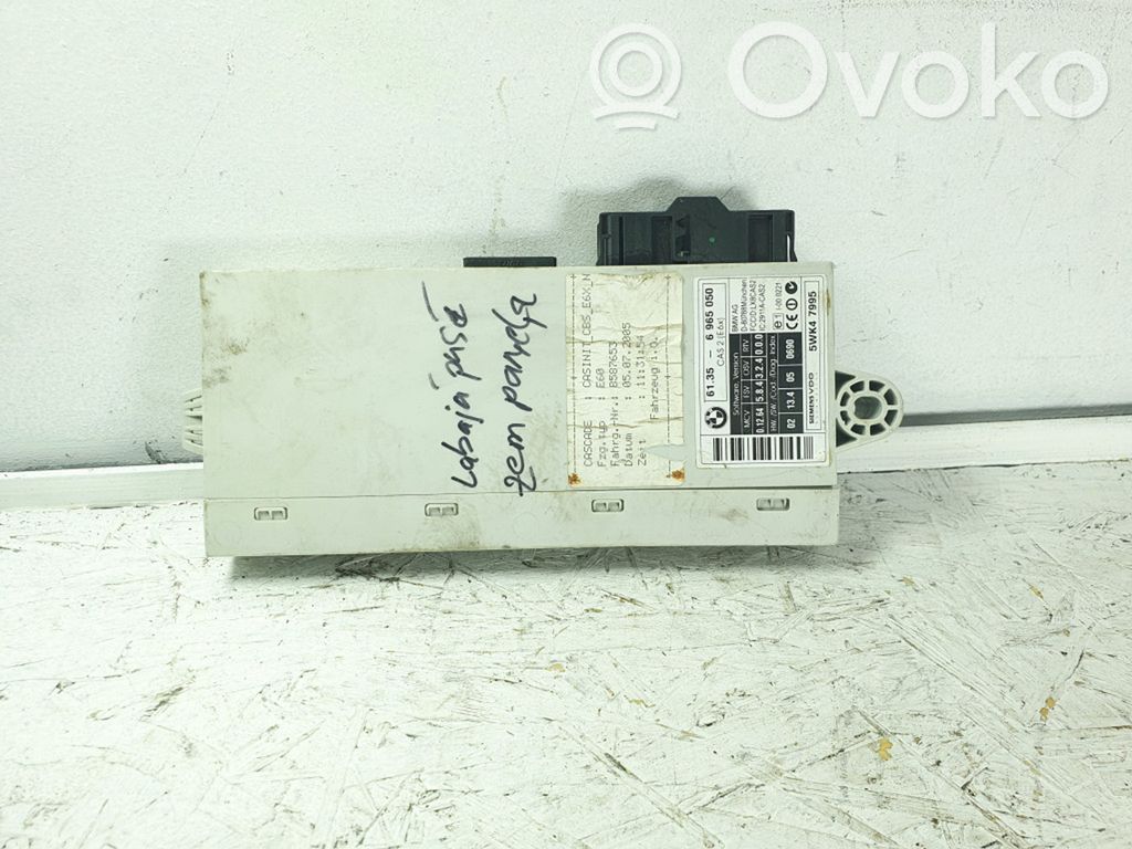 BMW 5 E60 E61 Unité de contrôle module CAS 