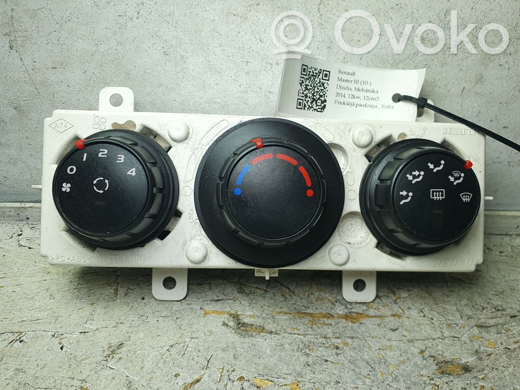 Renault Master III Climate control unit 