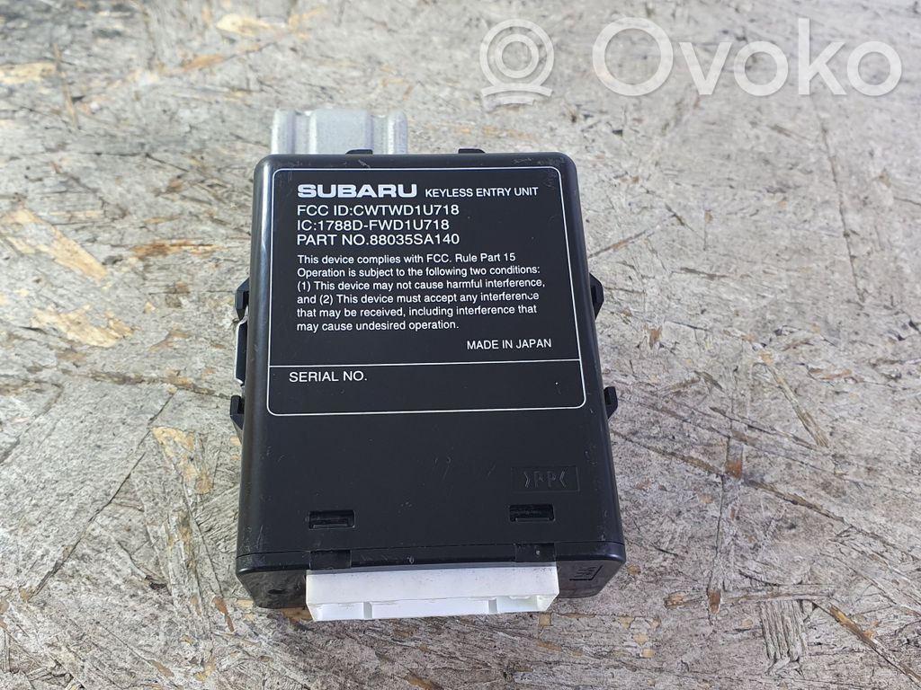 Subaru Forester SG Other control units/modules 