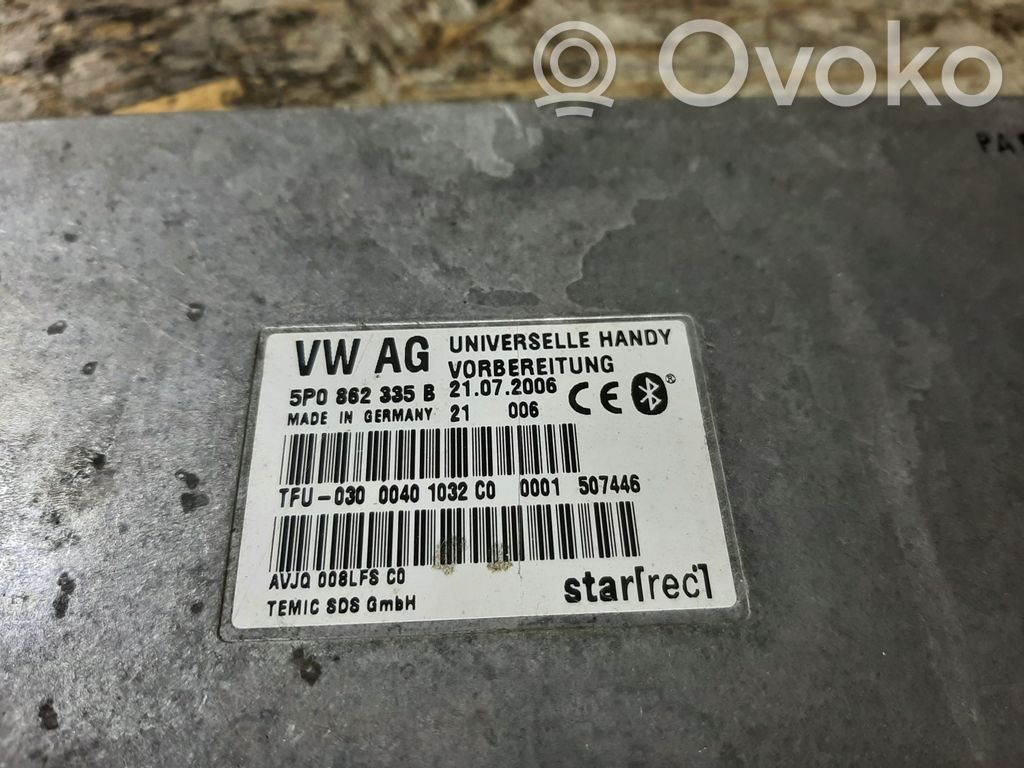 Skoda Octavia Mk2 (1Z) Bluetooth control unit module 