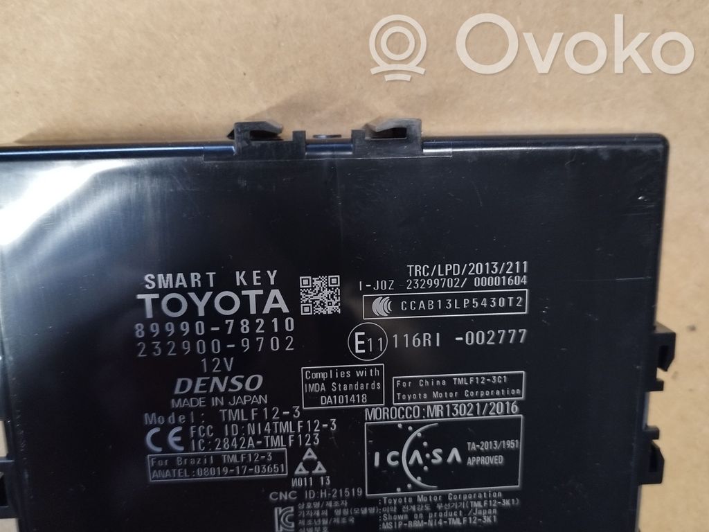 Lexus NX Centralina/modulo keyless go 