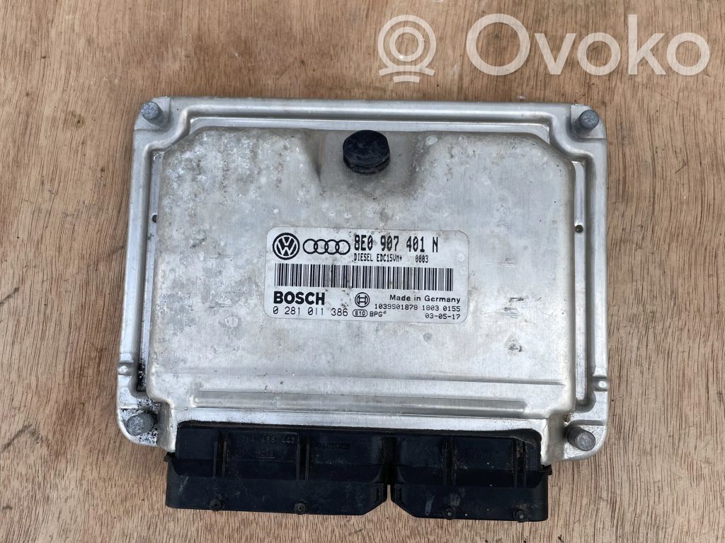 Engine control unit/module   8E0907401N,8E0907401N