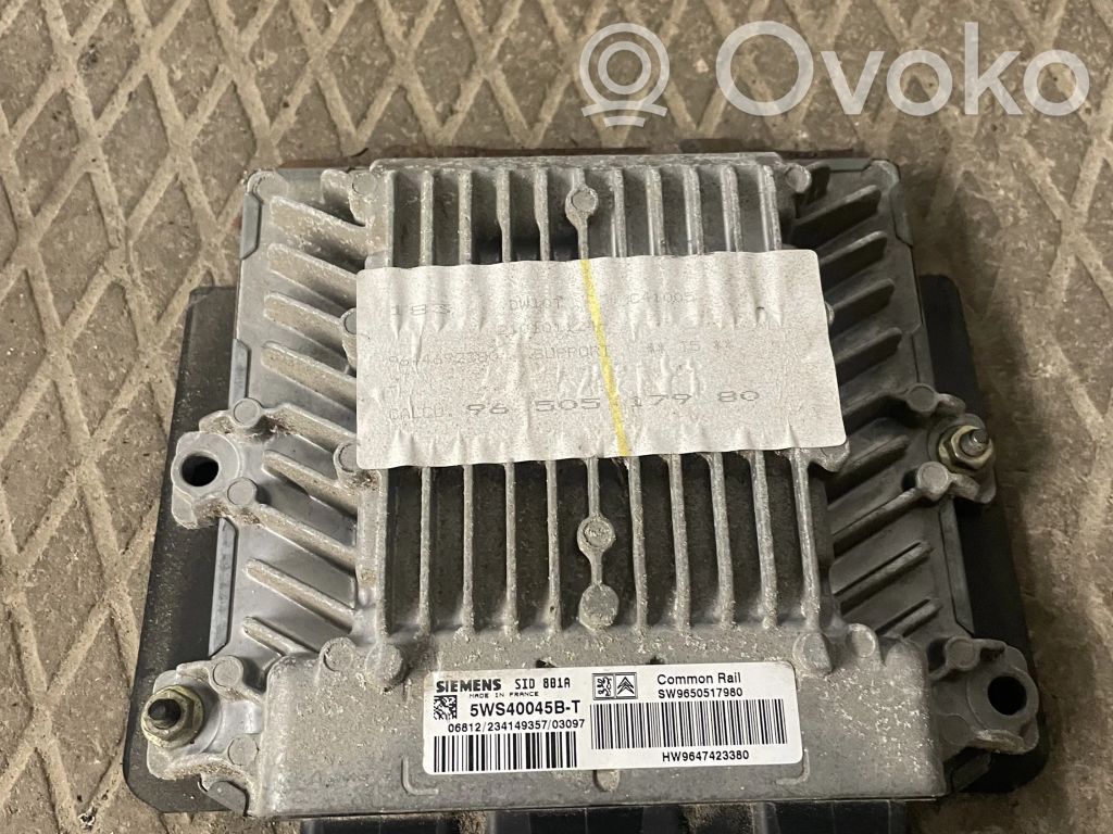 Peugeot 307 Engine control unit/module 