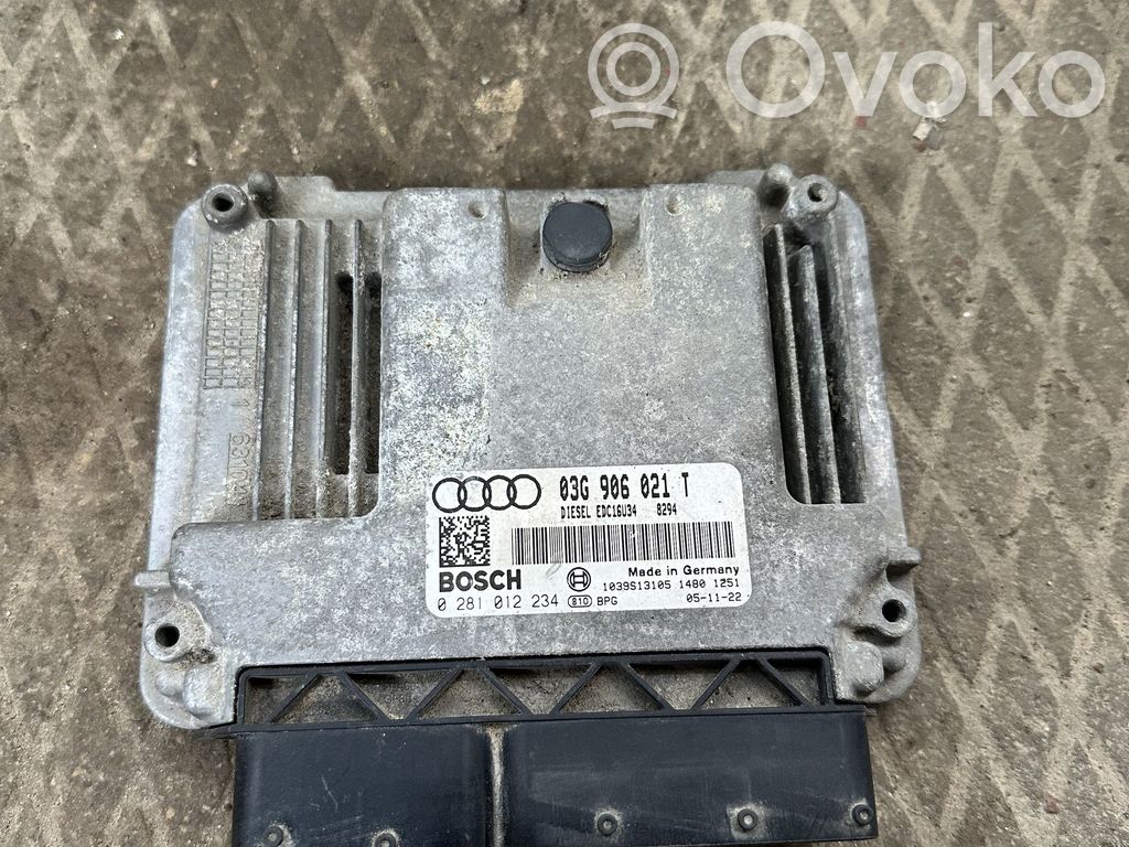 Audi A3 S3 8P Engine control unit/module 