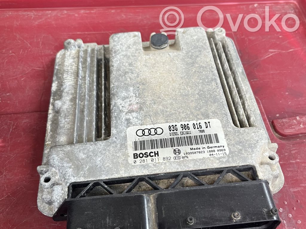Audi A3 S3 A3 Sportback 8P Engine control unit/module 