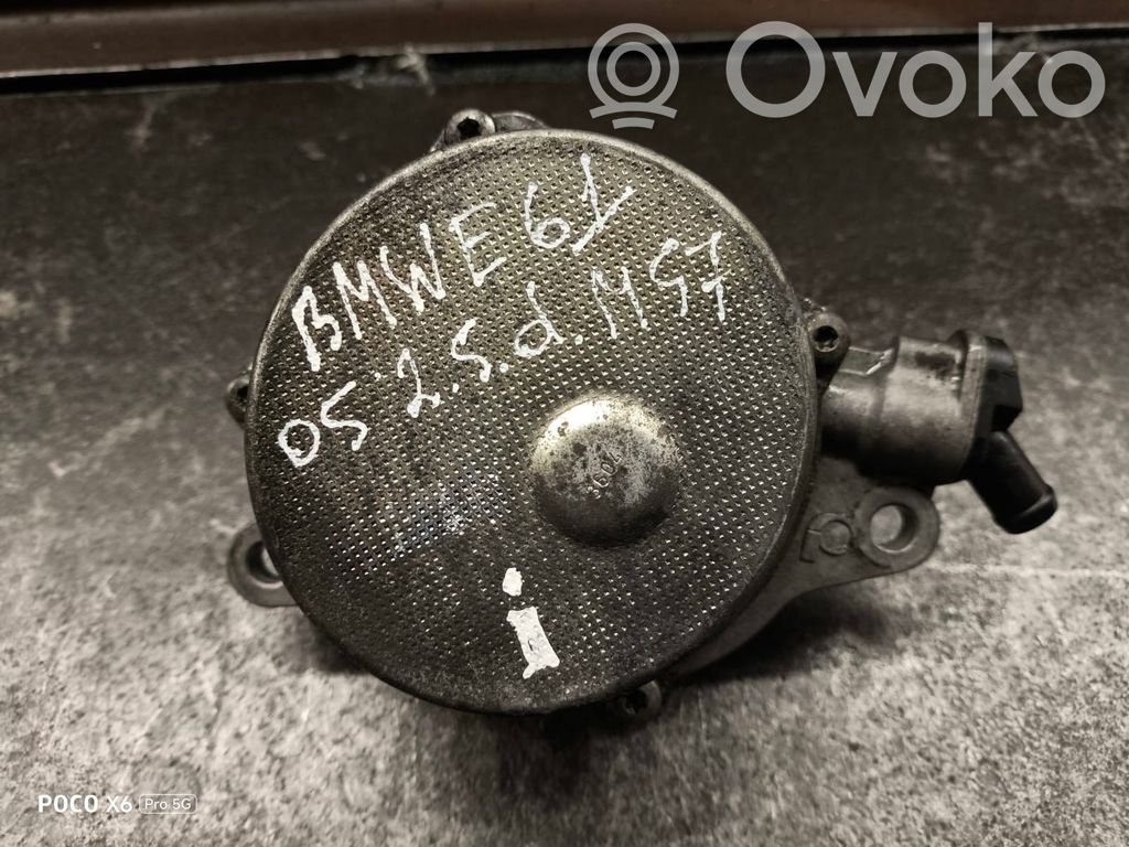 BMW 5 E60 E61 Alipainepumppu 