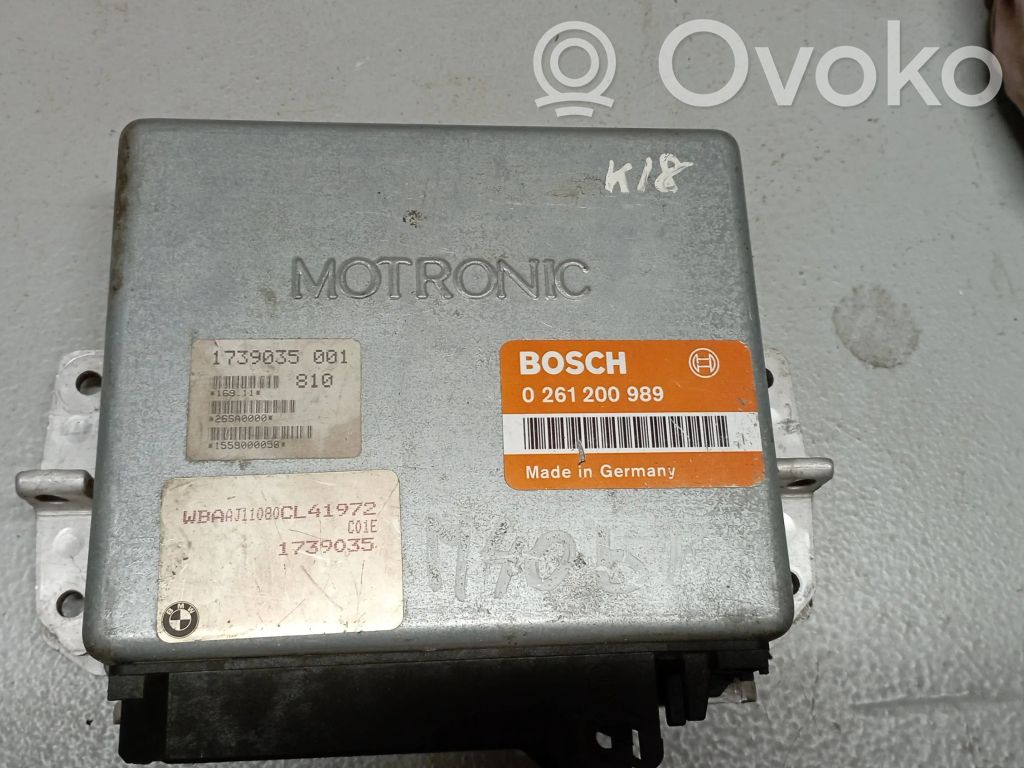 BMW 3 E30 Moottorin ohjainlaite/moduuli 