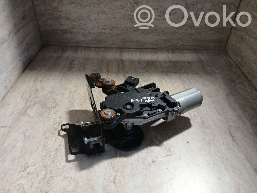 BMW 3 E90 E91 Galinio stiklo valytuvo varikliukas 