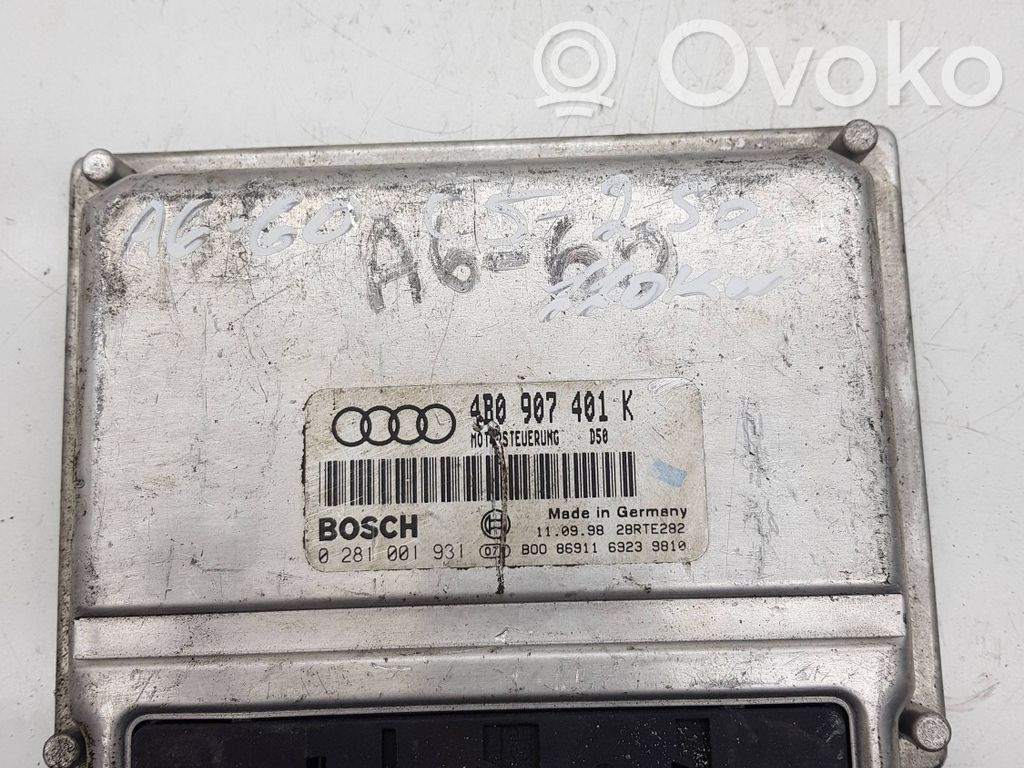 Audi A6 S6 C5 4B Engine control unit/module 