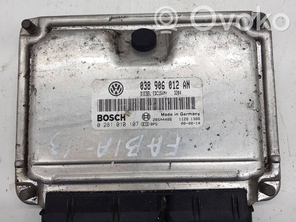 Skoda Fabia Mk1 (6Y) Engine control unit/module 