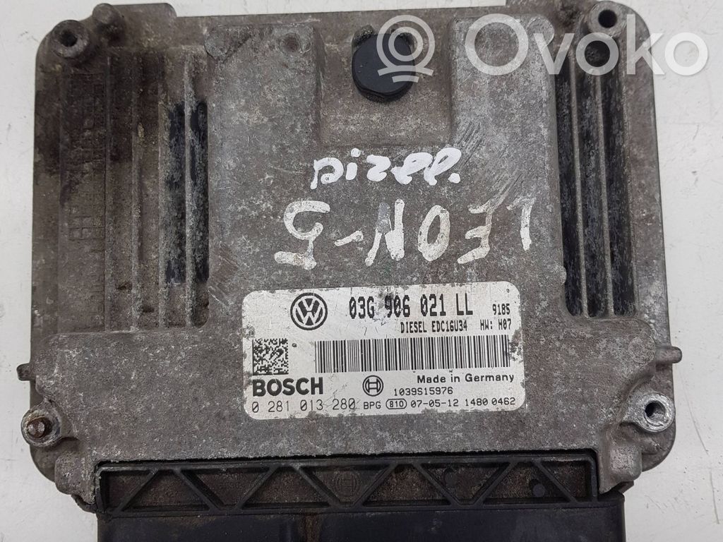 Seat Leon (1P) Engine control unit/module 