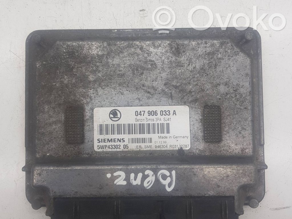 Skoda Fabia Mk1 (6Y) Engine control unit/module 