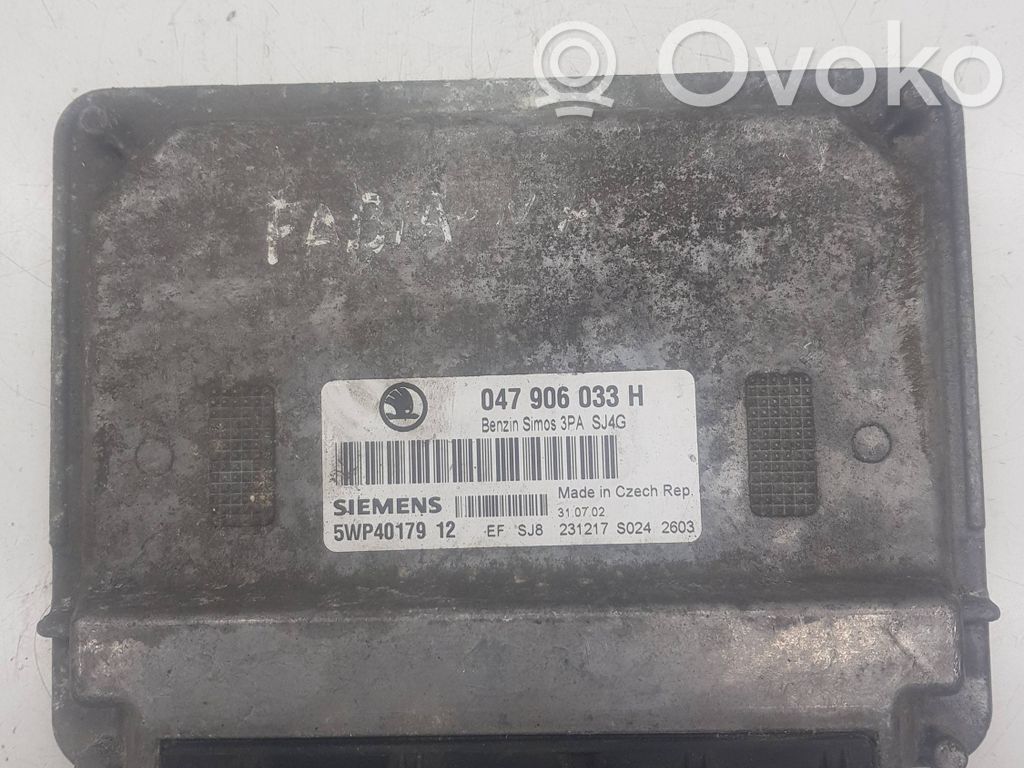 Engine control unit/module   047906033H,5WP40179