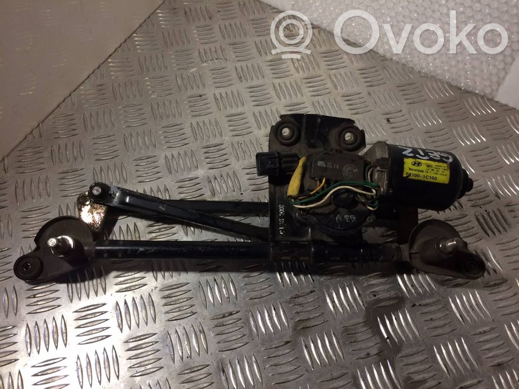 Hyundai Getz Mechanizm i silniczek wycieraczek szyby przedniej / czołowej 