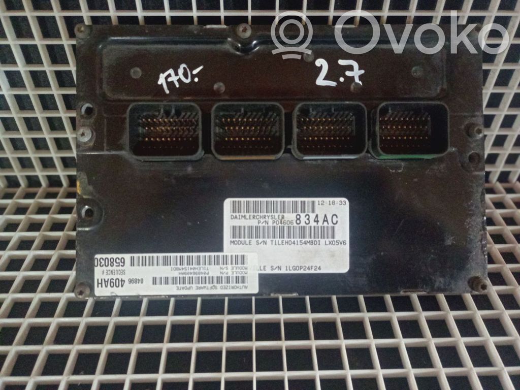 Engine control unit/module   834AC,409AH,658030,TCLU8264409