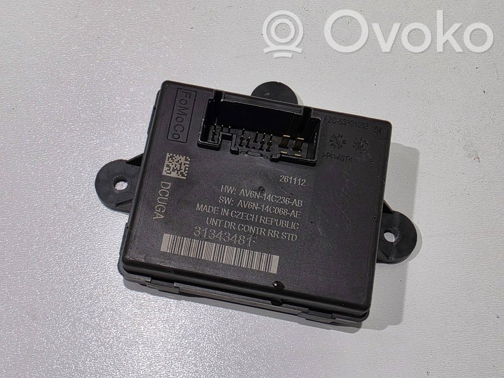 Unité de commande module de porte   31343481