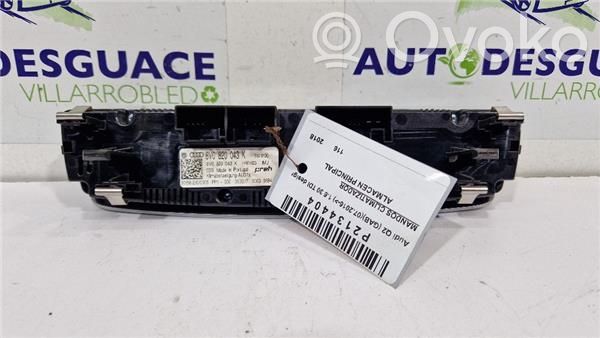 Audi Q2 - Air conditioning (A/C) switch 