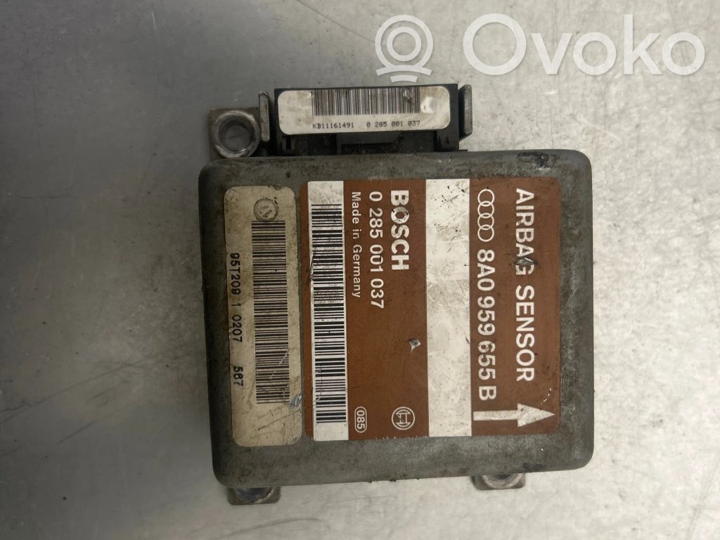 Airbag control unit/module   8A0959655B,0285001037,95T20910207