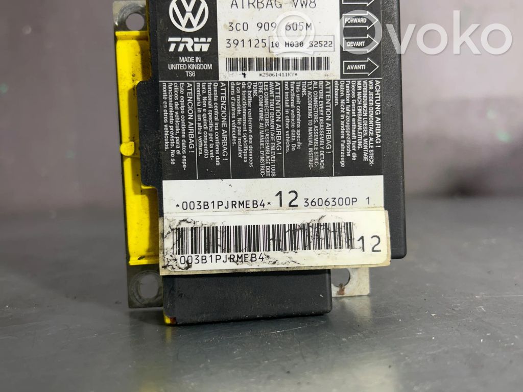 Volkswagen PASSAT B6 Sterownik / Moduł Airbag 
