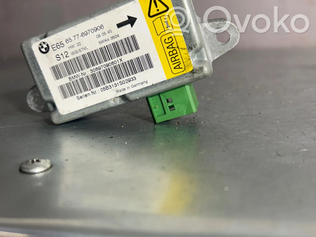 BMW 7 E65 E66 Airbagsensor Crashsensor Drucksensor 
