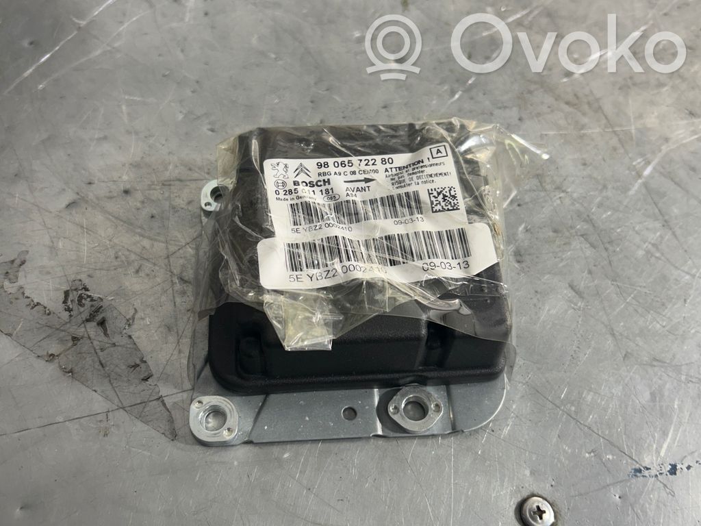 Sterownik / Moduł Airbag   9806572280,0285011181,YBZ20002410