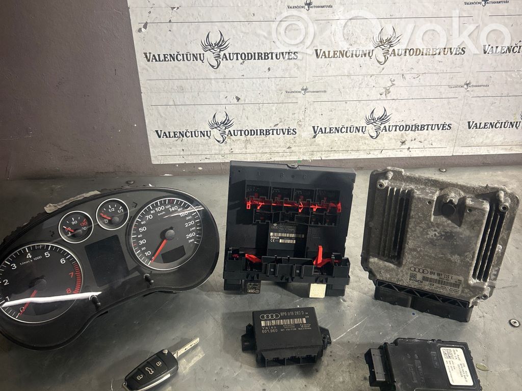 Audi A3 S3 A3 Sportback 8P Engine ECU kit and lock set 