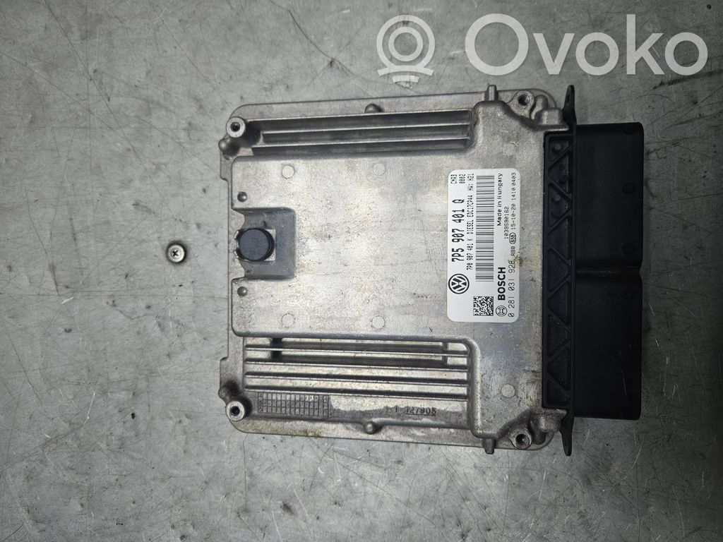 Engine control unit/module   7P0907401K,7P5907401Q,81031928