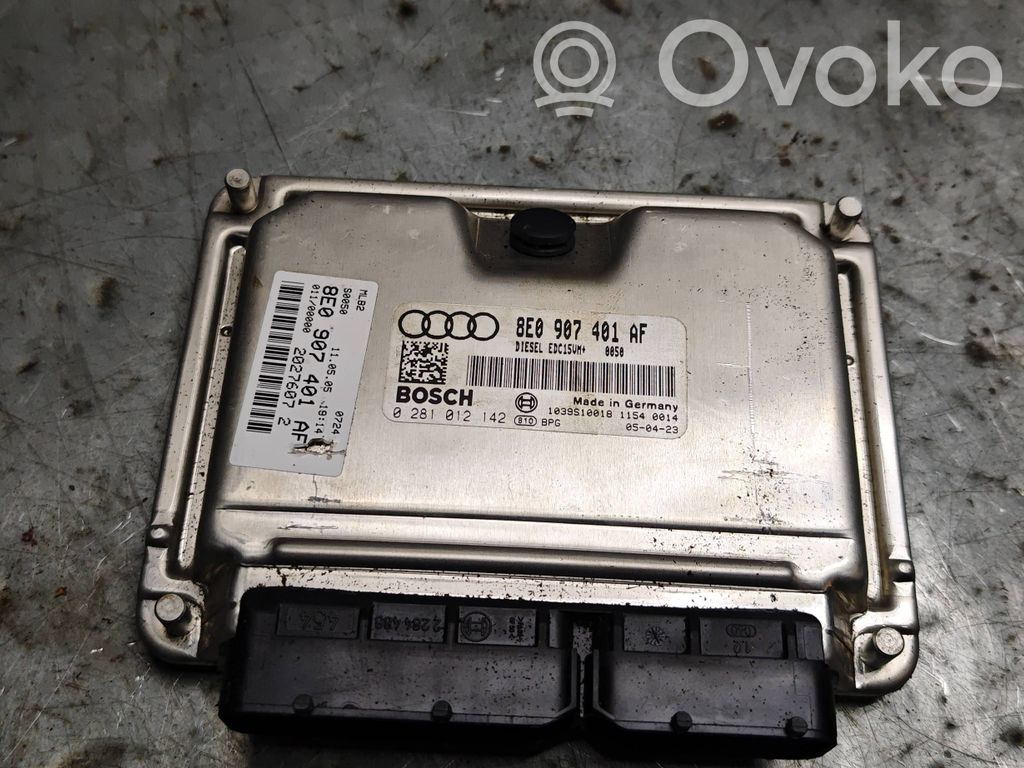 Sterownik / Moduł ECU   8E0907401,01100000,2027607