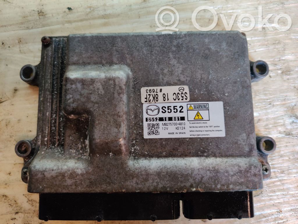 Engine control unit/module   MB2757004810,S55218881,S53C188K2F
