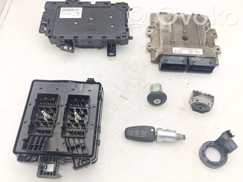 Ford Transit VII Juego de cerradura y set ECU del motor 