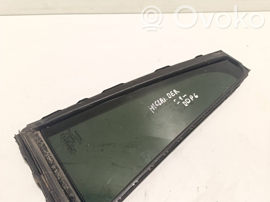 Toyota Highlander XU70 Vetro del deflettore posteriore 