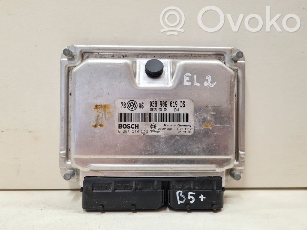 Volkswagen PASSAT B5.5 Engine control unit/module 