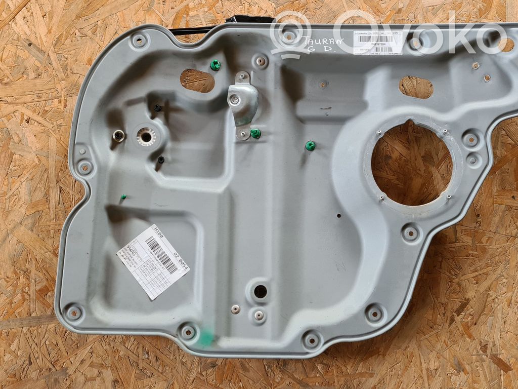 Volkswagen Touran I Fensterhebermechanismus ohne Motor Tür hinten 