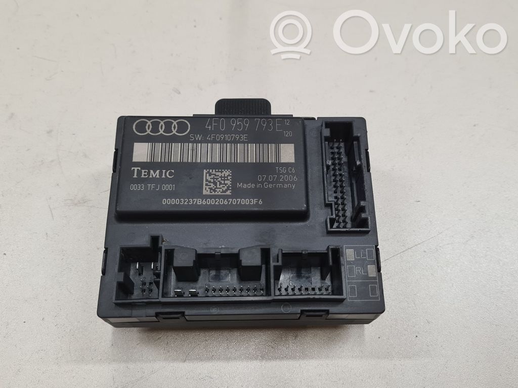 Unité de commande module de porte   4F0959793E,4F0910793