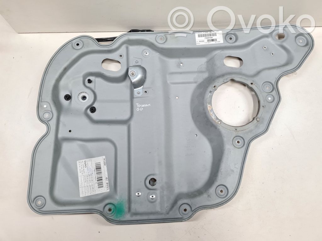 Volkswagen Touran I Fensterhebermechanismus ohne Motor Tür hinten 