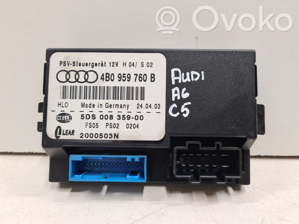 Audi A6 S6 C5 4B Module de commande de siège 