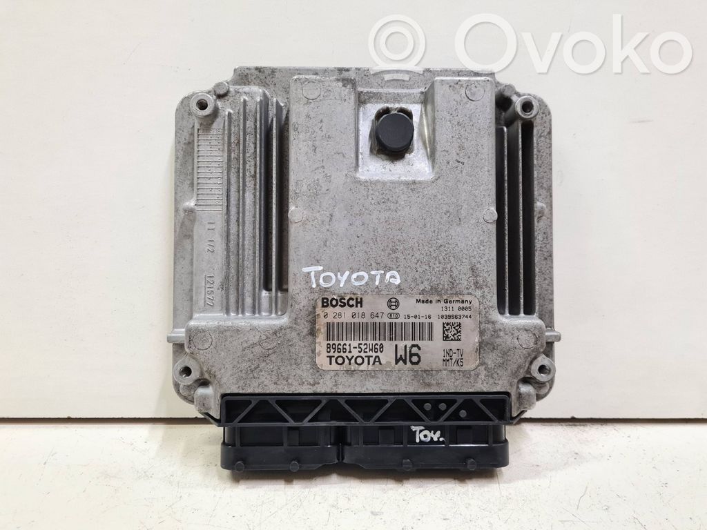 Engine control unit/module   0281018647,896605C640,8966152W60