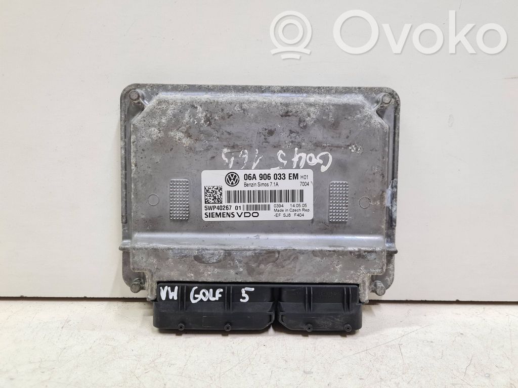 Volkswagen Golf V Engine control unit/module 