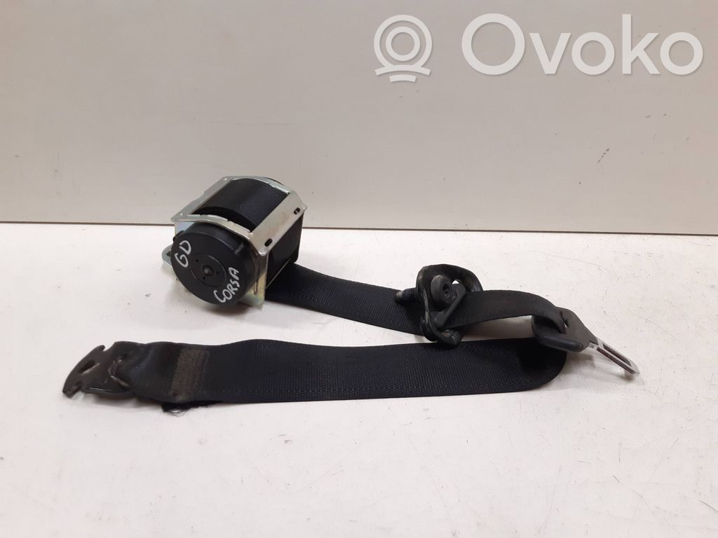 Opel Corsa D Cinturón trasero 