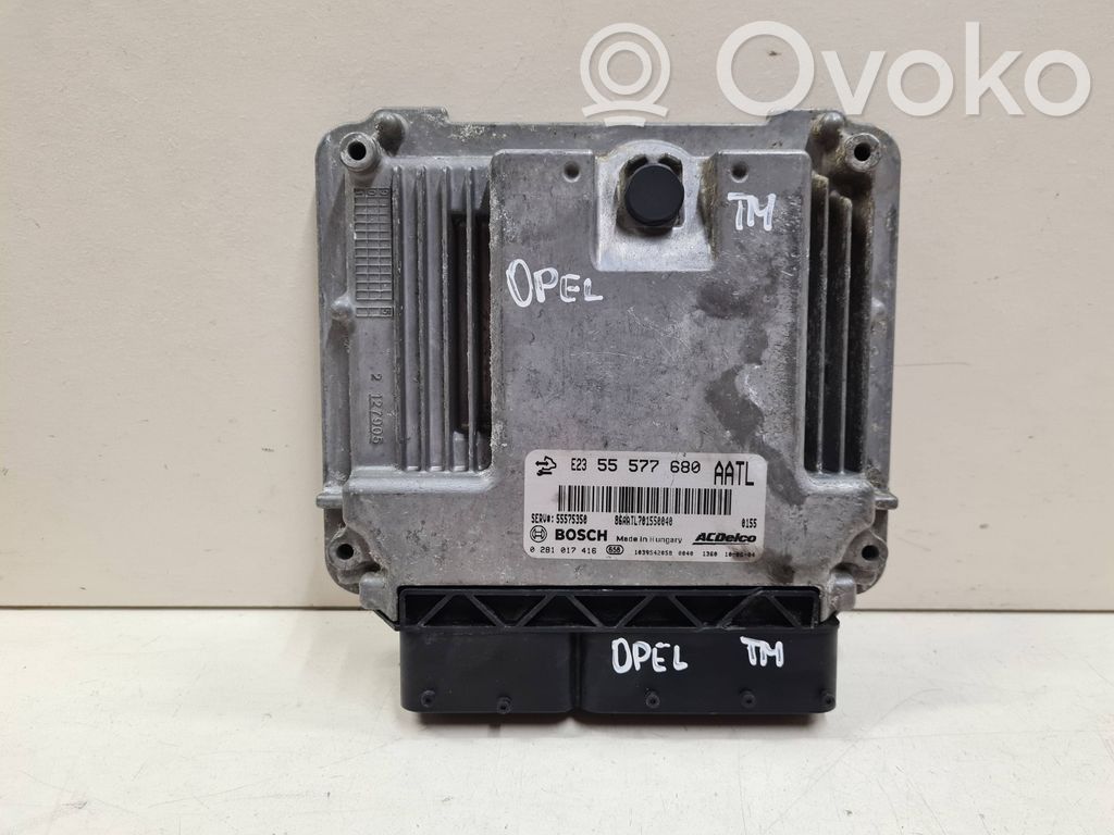 Opel Astra J Engine control unit/module 