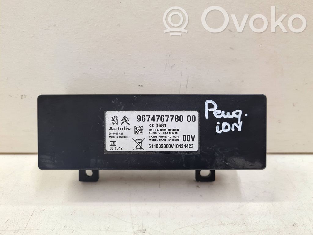 Peugeot iOn Bluetooth control unit module 