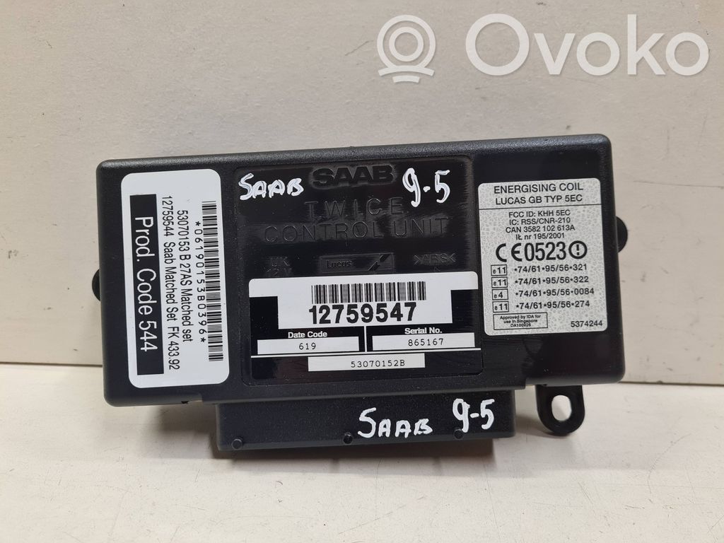 Saab 9-5 Other control units/modules 